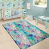 Mermaid Galaxy Print Floor Mat-grizzshop