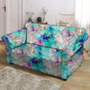 Mermaid Galaxy Print Loveseat Cover-grizzshop