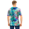 Mermaid Galaxy Print Men T Shirt-grizzshop