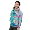 Mermaid Galaxy Print Men's Hoodie-grizzshop