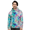 Mermaid Galaxy Print Men's Hoodie-grizzshop