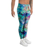 Mermaid Galaxy Print Men's Leggings-grizzshop