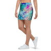 Mermaid Galaxy Print Mini Skirt-grizzshop