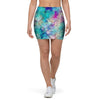 Mermaid Galaxy Print Mini Skirt-grizzshop