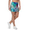 Mermaid Galaxy Print Mini Skirt-grizzshop