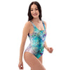 Mermaid Galaxy Print One Piece Swimsuite-grizzshop