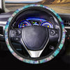 Mermaid Galaxy Print Steering Wheel Cover-grizzshop