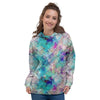 Mermaid Galaxy Print Women's Hoodie-grizzshop