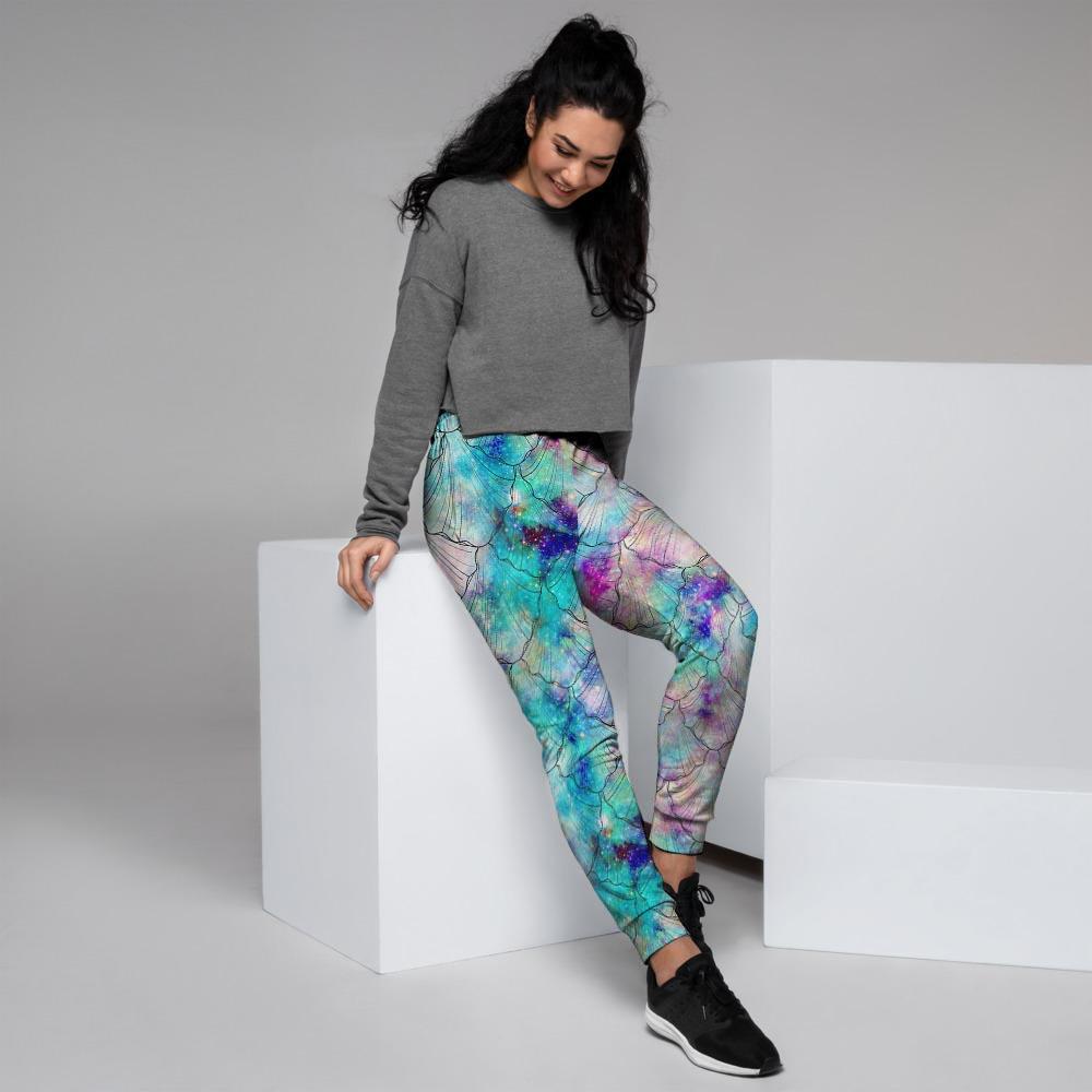 Mermaid Galaxy Print Women's Joggers-grizzshop