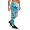 Mermaid Galaxy Print Women's Joggers-grizzshop