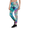 Mermaid Galaxy Print Women's Leggings-grizzshop