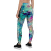 Mermaid Galaxy Print Women's Leggings-grizzshop