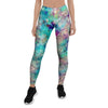 Mermaid Galaxy Print Women's Leggings-grizzshop