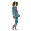 Mermaid Galaxy Print Women's Pajamas-grizzshop