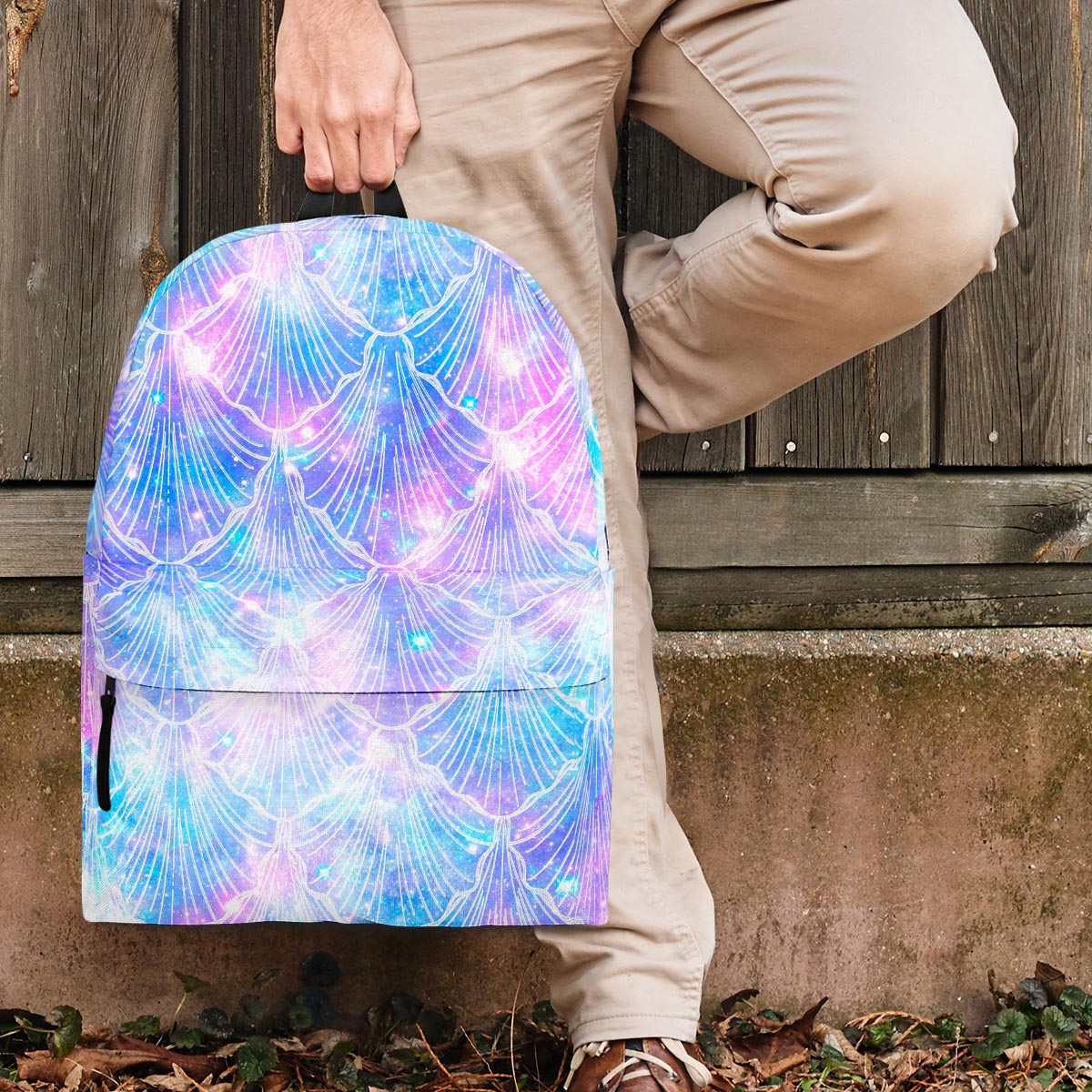 Mermaid Galaxy Space Backpack-grizzshop