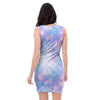 Mermaid Galaxy Space Bodycon Dress-grizzshop