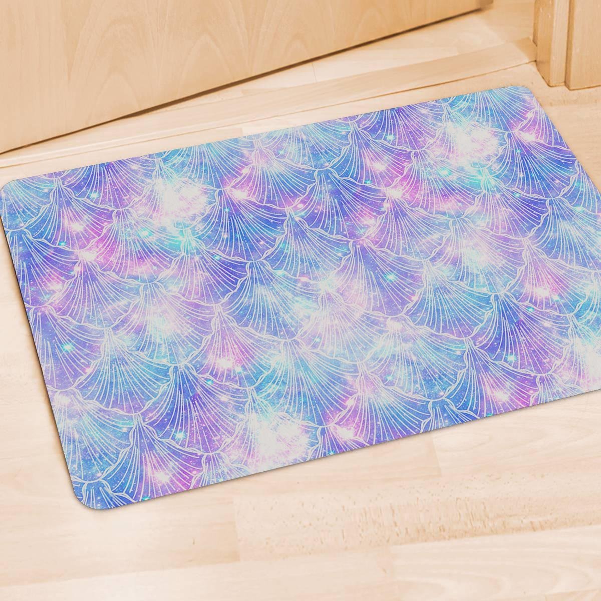 Mermaid Galaxy Space Door Mat-grizzshop