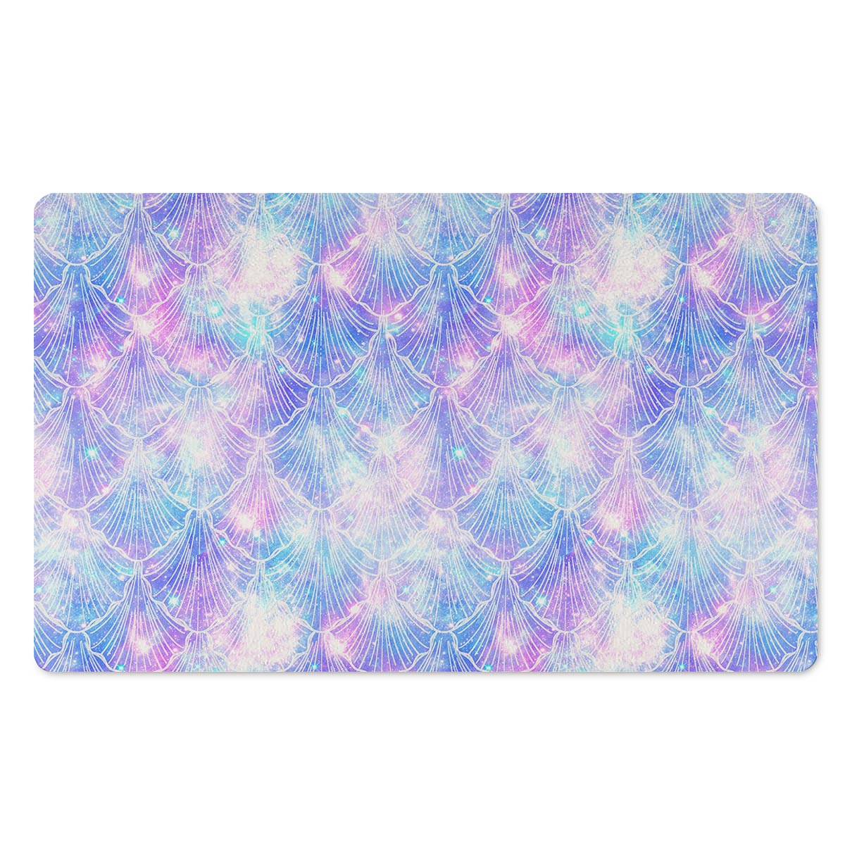 Mermaid Galaxy Space Door Mat-grizzshop