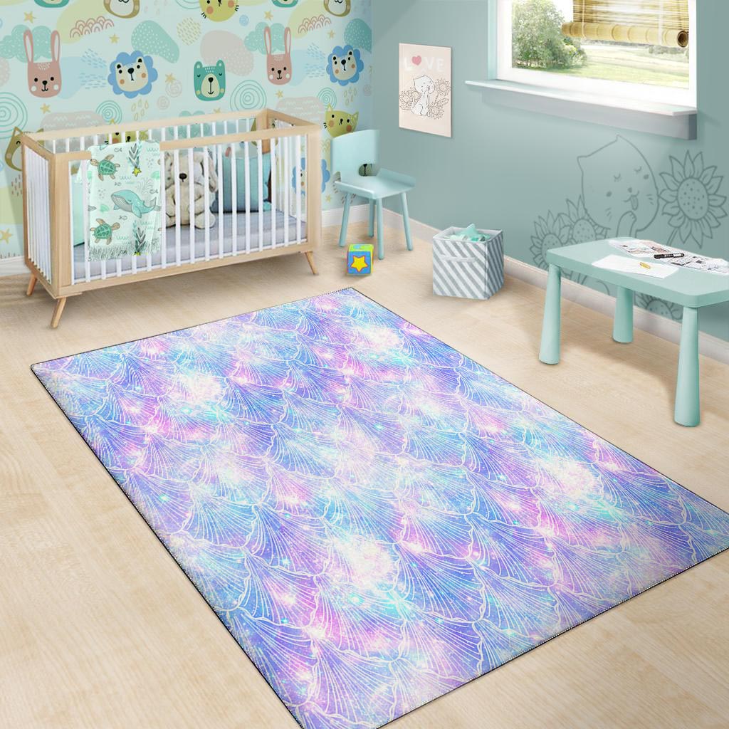 Mermaid Galaxy Space Floor Mat-grizzshop