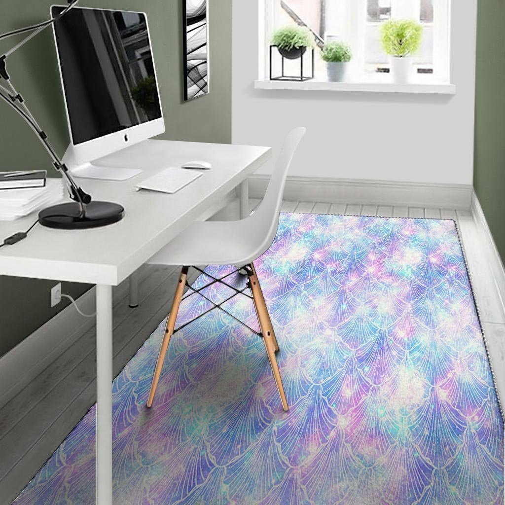 Mermaid Galaxy Space Floor Mat-grizzshop