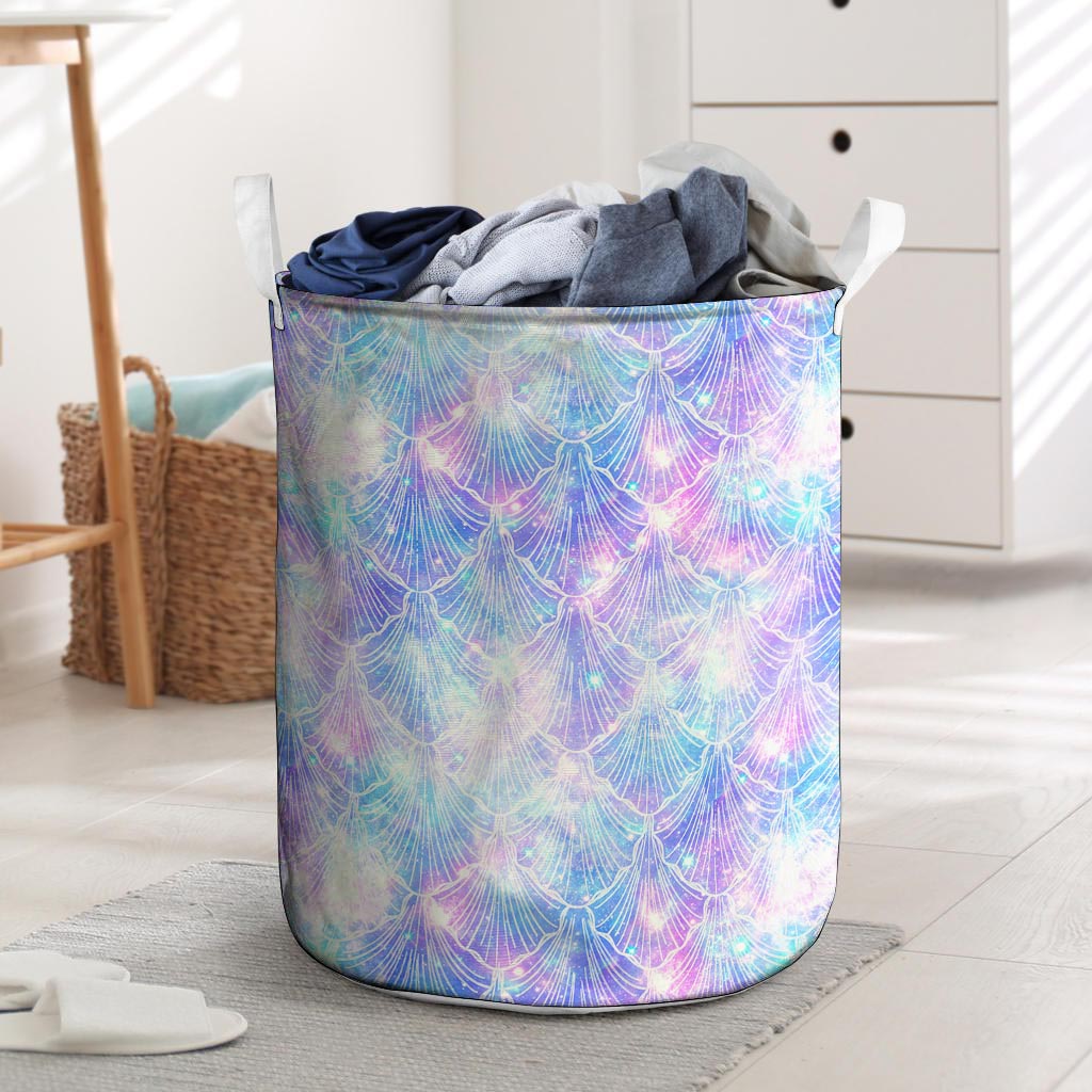 Mermaid Galaxy Space Laundry Basket-grizzshop