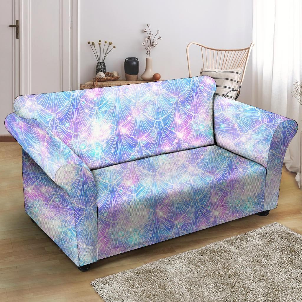 Mermaid Galaxy Space Loveseat Cover-grizzshop