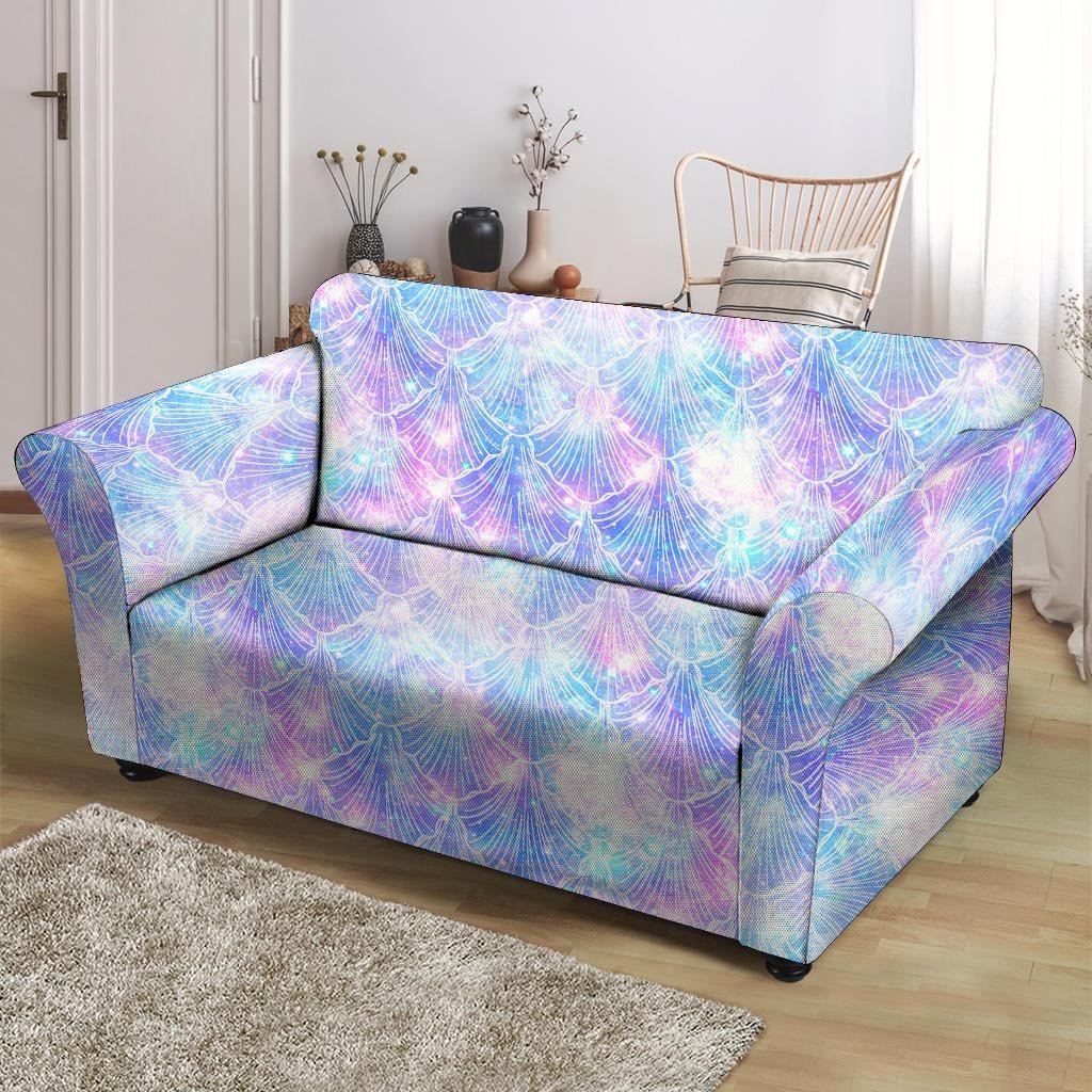 Mermaid Galaxy Space Loveseat Cover-grizzshop