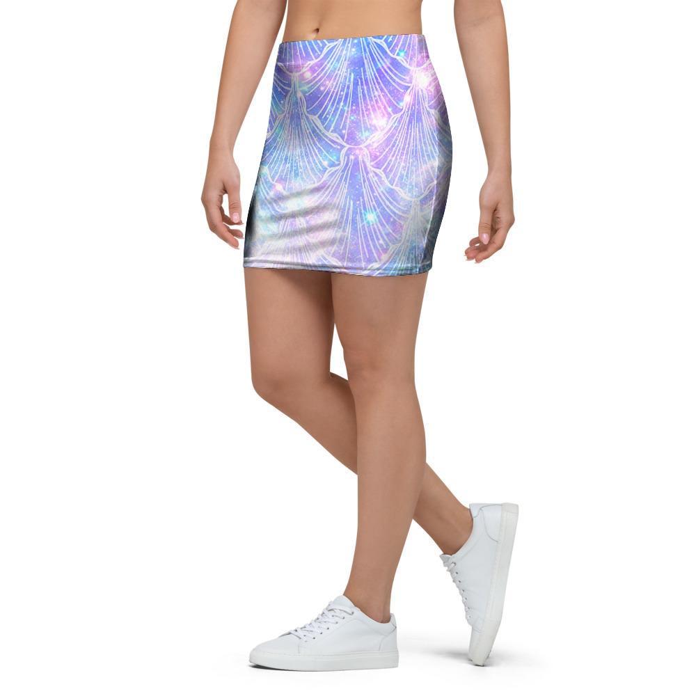 Mermaid Galaxy Space Mini Skirt-grizzshop