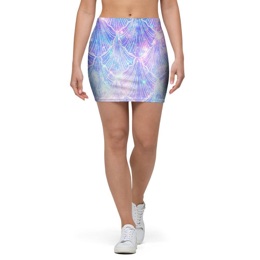 Mermaid Galaxy Space Mini Skirt-grizzshop