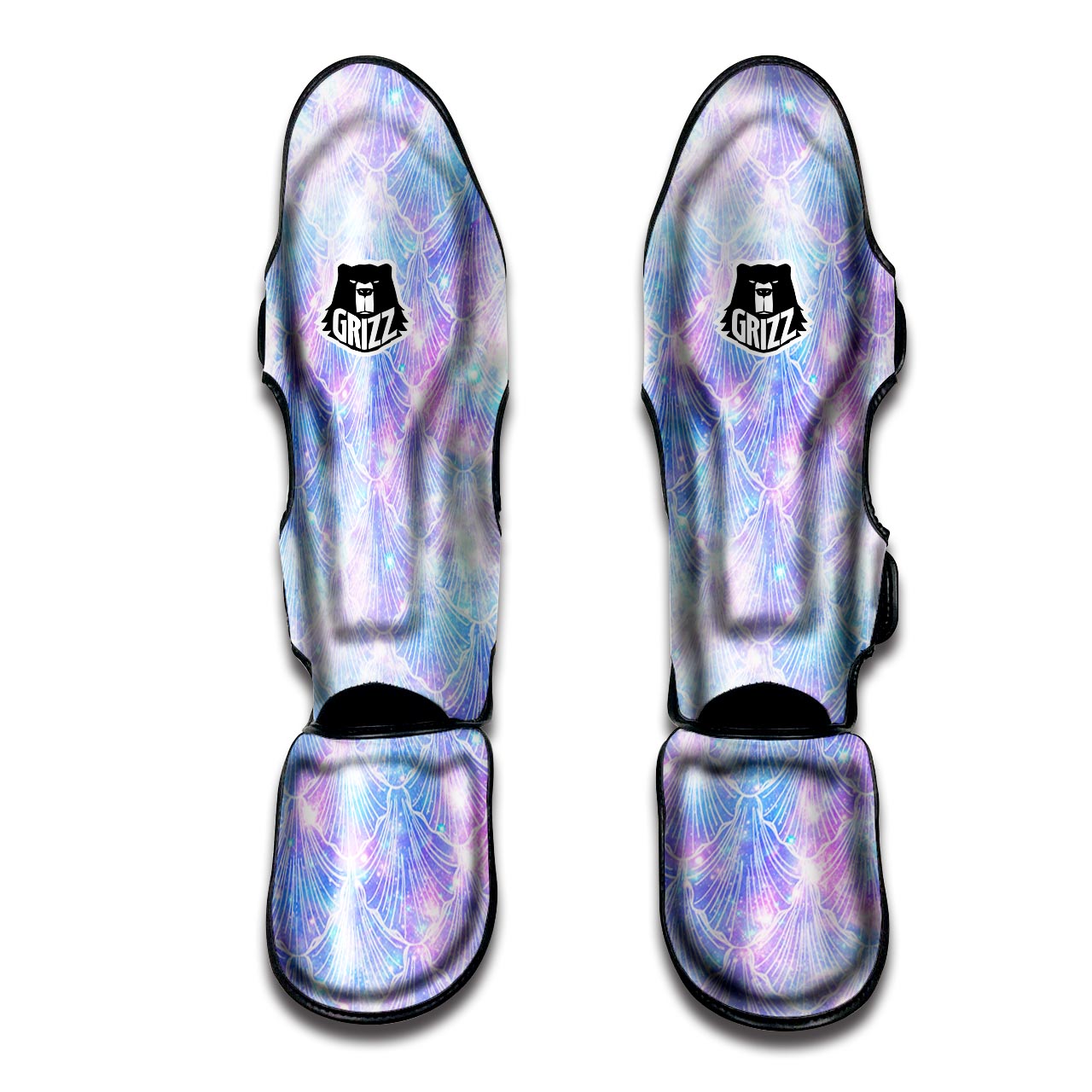 Mermaid Galaxy Space Muay Thai Shin Guard-grizzshop