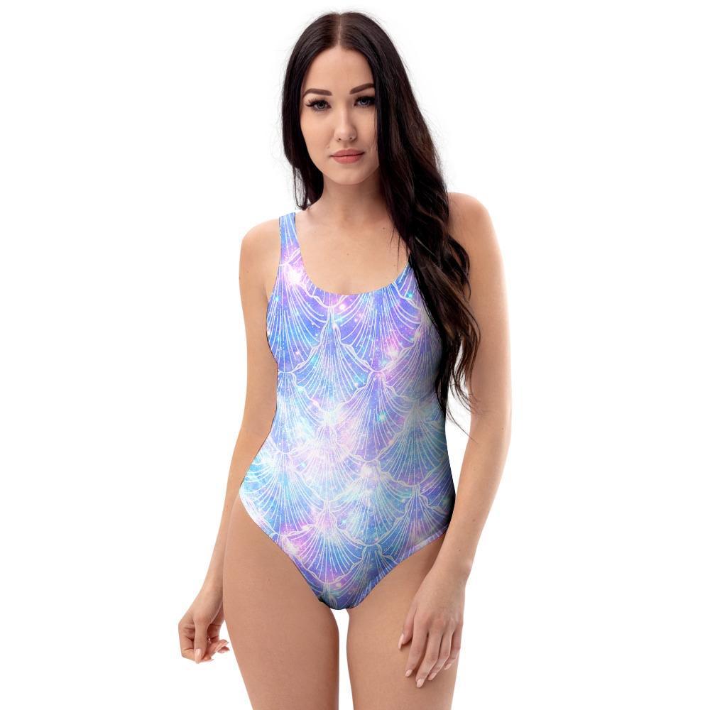 Mermaid Galaxy Space One Piece Swimsuite-grizzshop