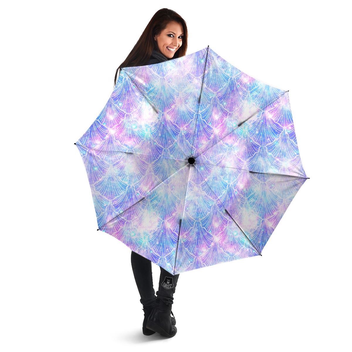 Mermaid Galaxy Space Umbrella-grizzshop