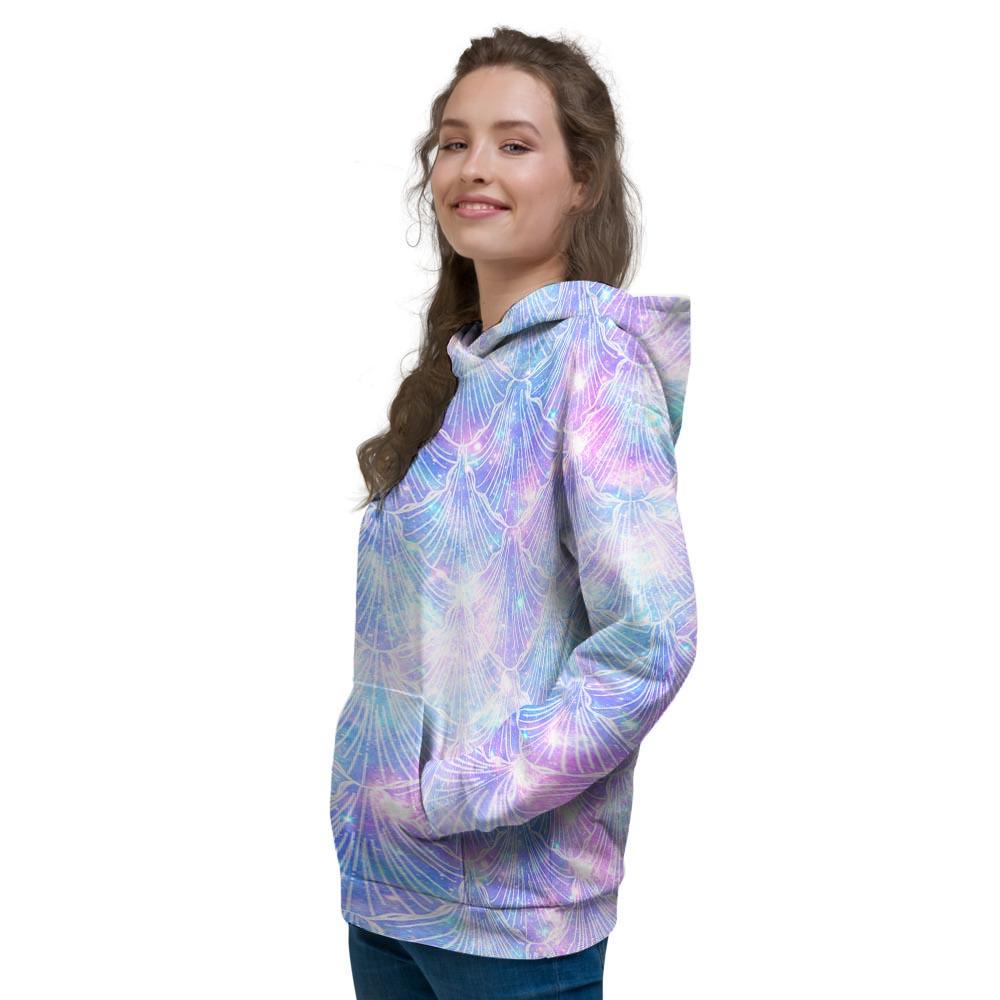 Mermaid Galaxy Space Women's Hoodie-grizzshop