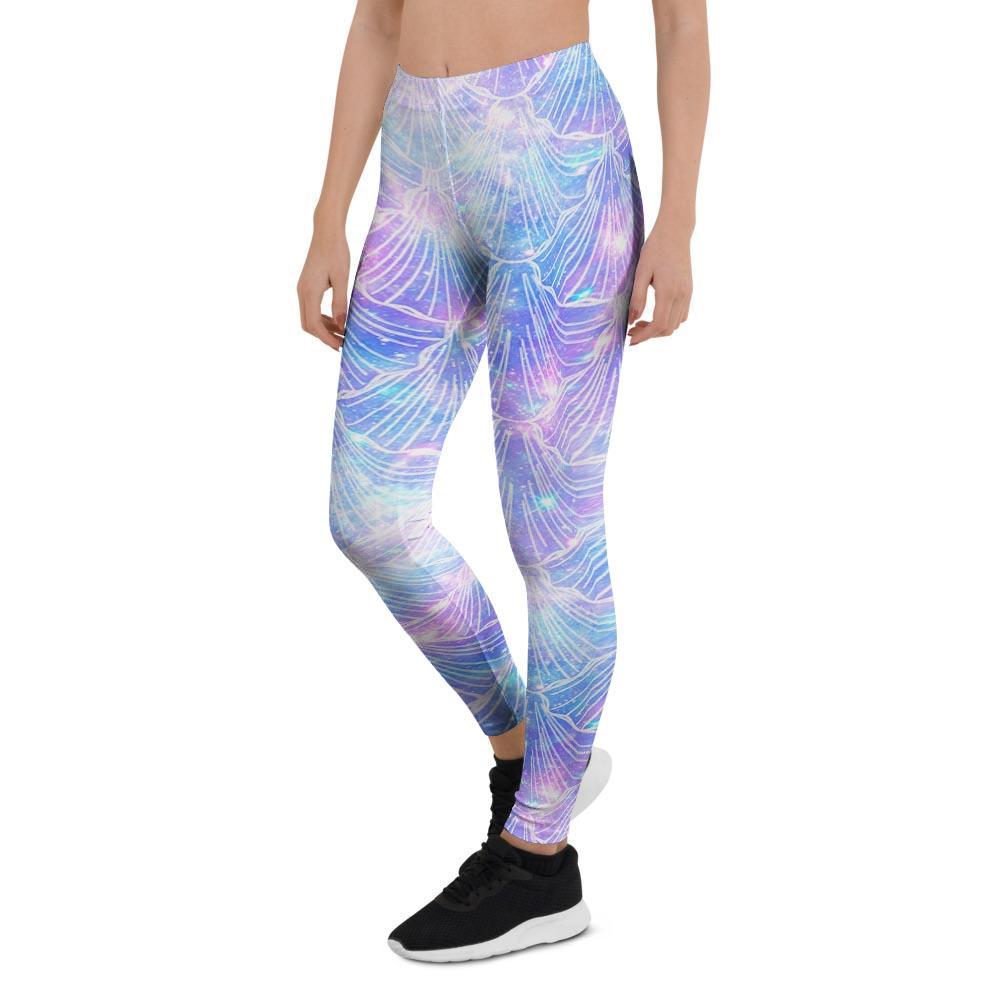 Mermaid Galaxy Space Women's Leggings-grizzshop