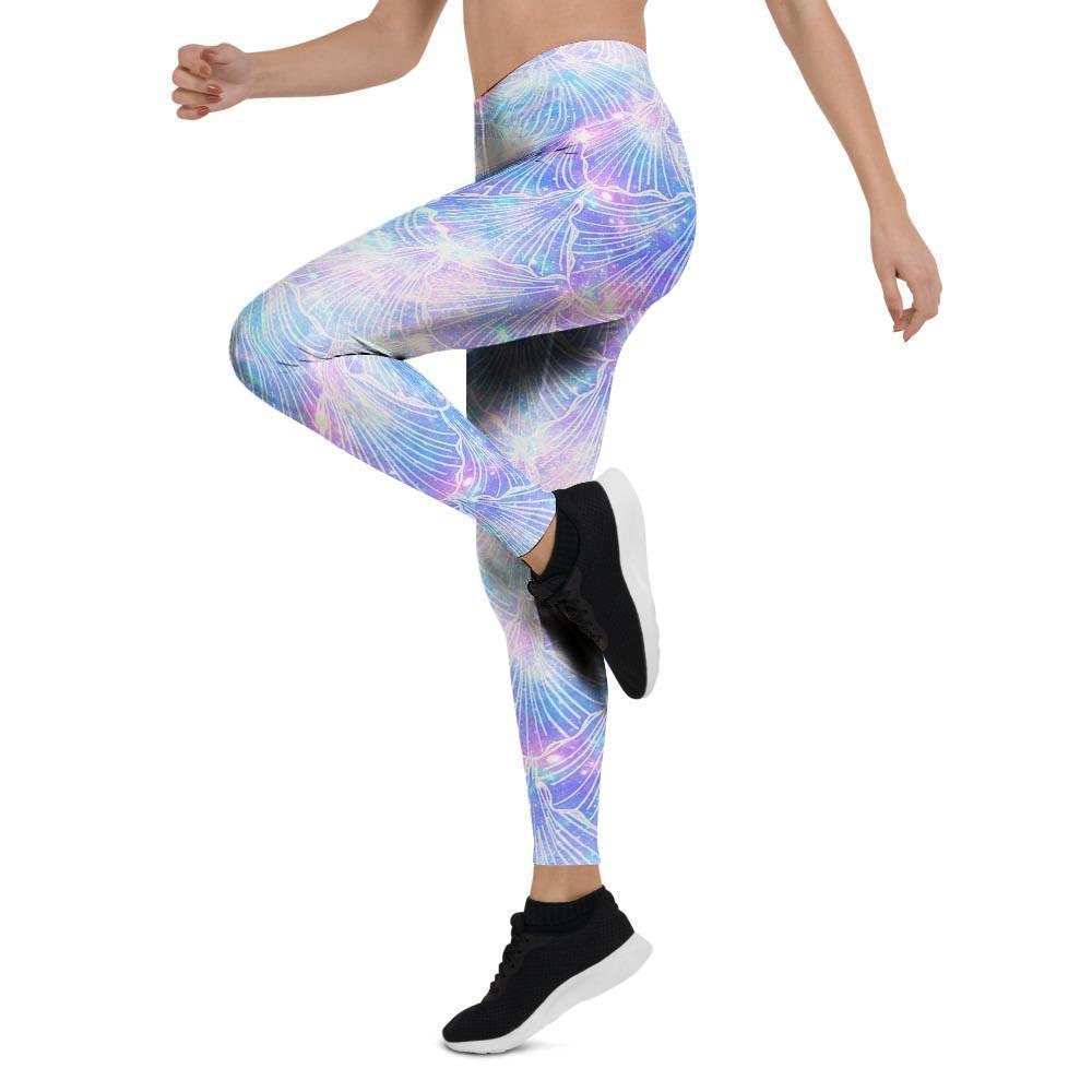 Mermaid Galaxy Space Women's Leggings-grizzshop