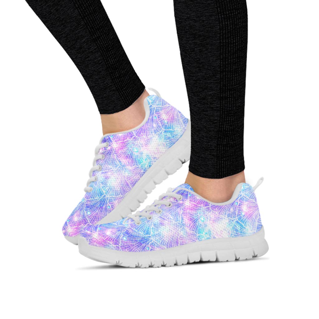 Mermaid Galaxy Space Women's Sneakers-grizzshop