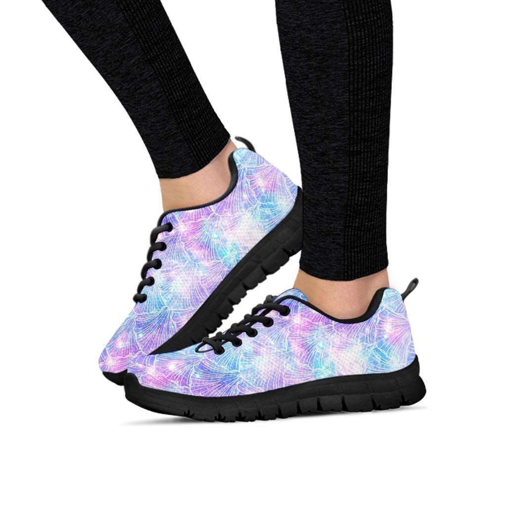 Mermaid Galaxy Space Women's Sneakers-grizzshop