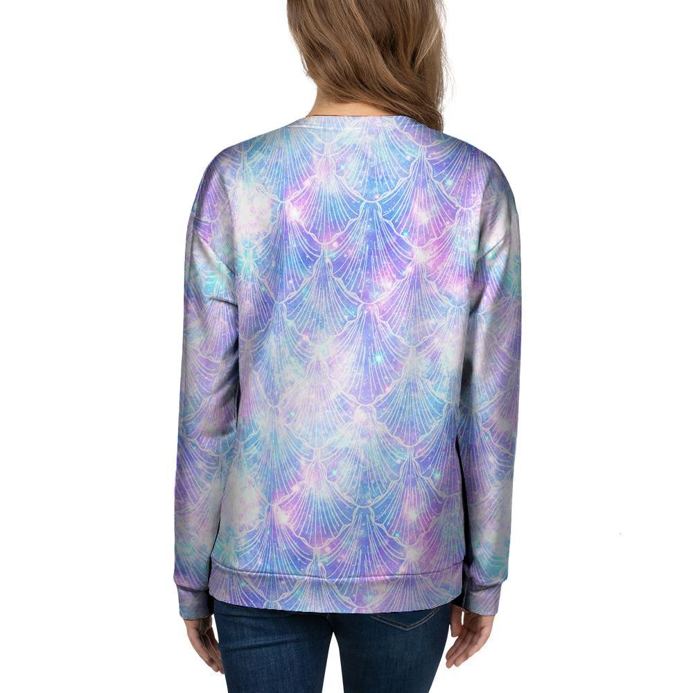 Mermaid Galaxy Space Women's Sweatshirt-grizzshop