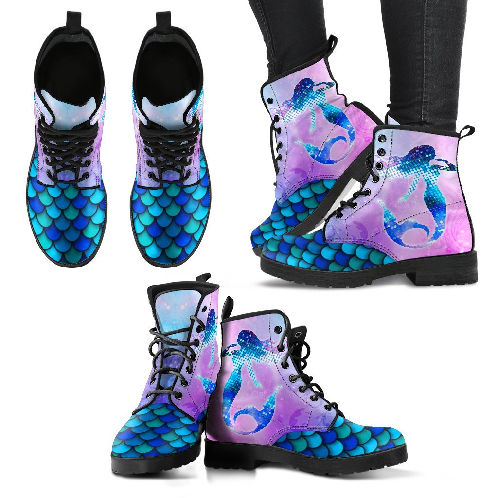 Mermaid Handcrafted Boots-grizzshop