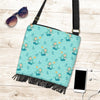 Mermaid Pastel Pattern Print Crossbody bags-grizzshop