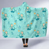 Load image into Gallery viewer, Mermaid Pastel Pattern Print Hooded Blanket-grizzshop