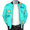 Mermaid Pastel Pattern Print Men's Bomber Jacket-grizzshop