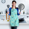 Mermaid Pastel Pattern Print Women's Apron-grizzshop