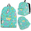 Mermaid Pattern Print Backpack-grizzshop