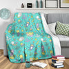 Mermaid Pattern Print Blanket-grizzshop