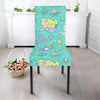 Mermaid Pattern Print Chair Cover-grizzshop