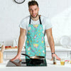 Mermaid Pattern Print Men's Apron-grizzshop