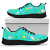 Mermaid Pattern Print Sneaker Shoes For Men Women-grizzshop