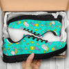 Mermaid Pattern Print Sneaker Shoes For Men Women-grizzshop