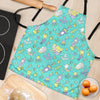 Mermaid Pattern Print Women's Apron-grizzshop